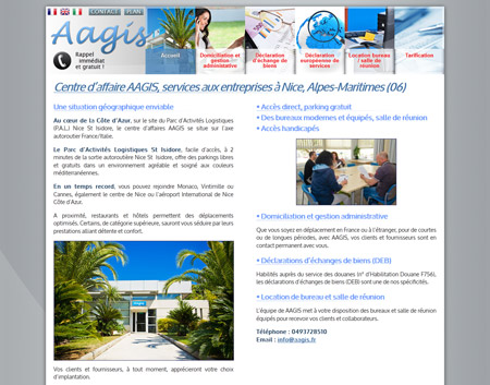 Centre d'affaire AAGIS, services aux entreprises  Nice